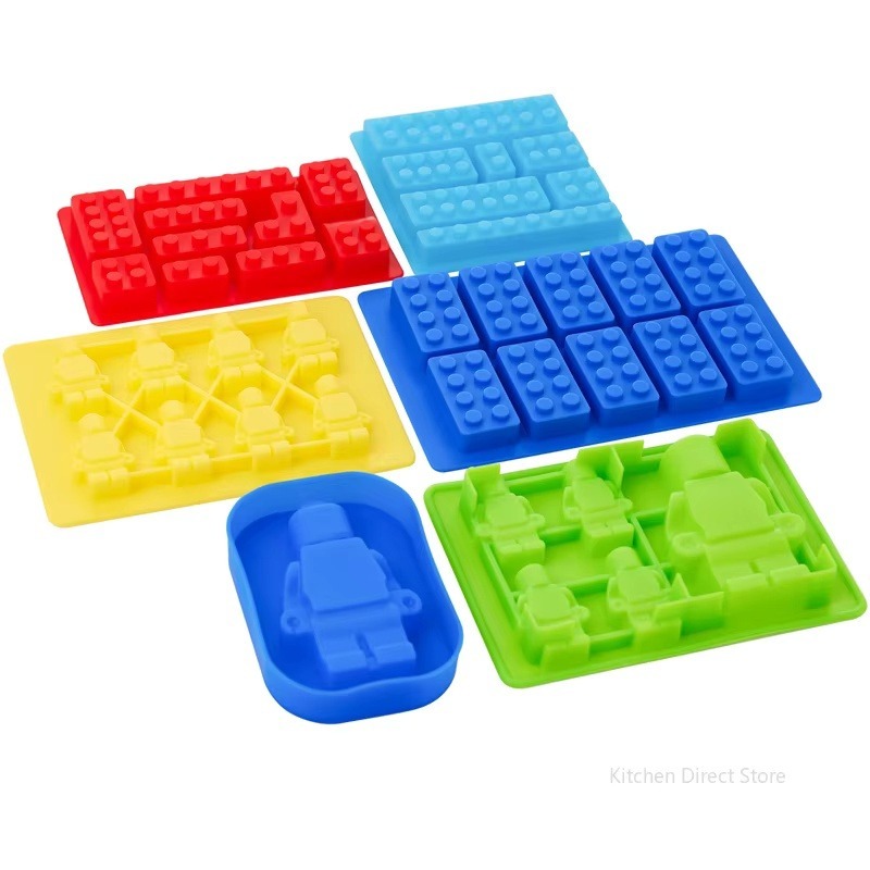 ロボット型シリコンキャンドル型、DIY 3Dブロック、チョコ - Candle Molds のレビューと価格