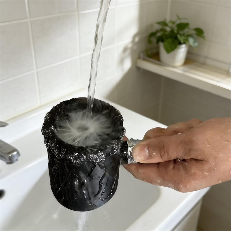 男性用ハンドヘルドシャワーヘッド高圧スパイラルノズル洗浄マッ - Wax Melts のレビューと価格